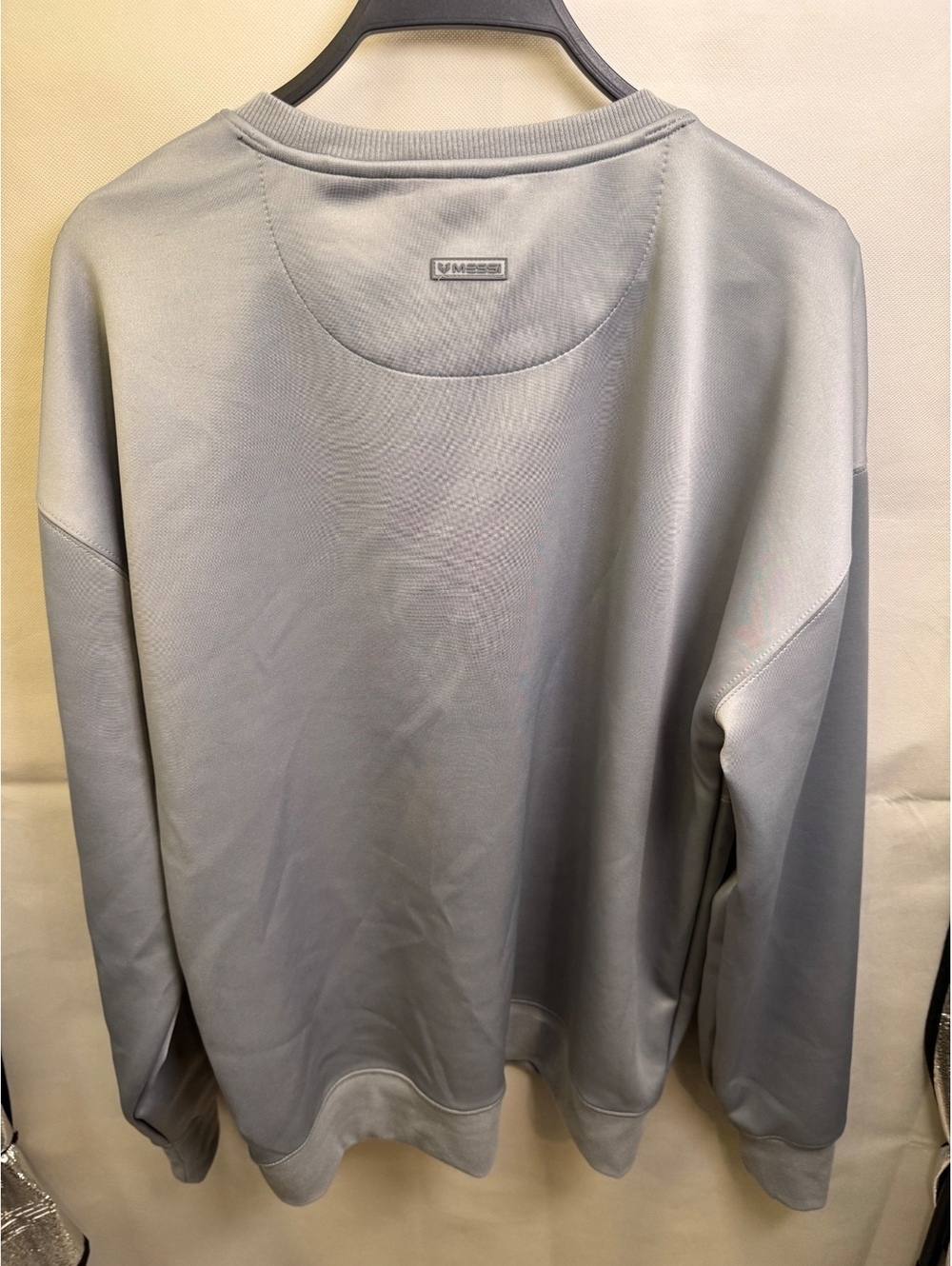 Messi Collection Men's Medium Gray Pullover Sweatshirt - Picture 6 of 8